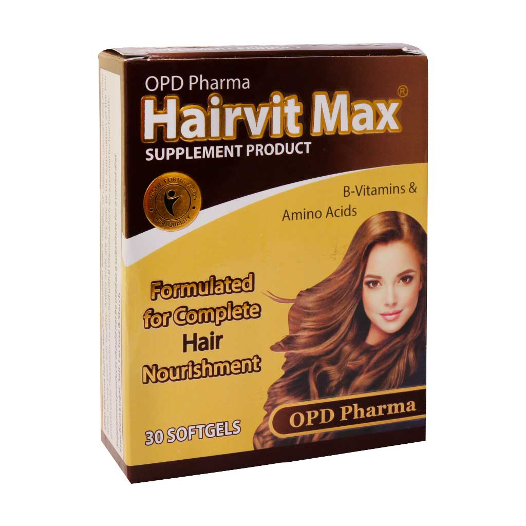 کپسول ژلاتینی هیرویت مکس او پی دی فارما 30 عدد کپسول ژلاتینی هیرویت مکس او پی دی فارما 30 عدد