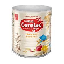 پودر سرلاک گندم و میوه به همراه شیر نستله پودر سرلاک گندم و میوه به همراه شیر نستله