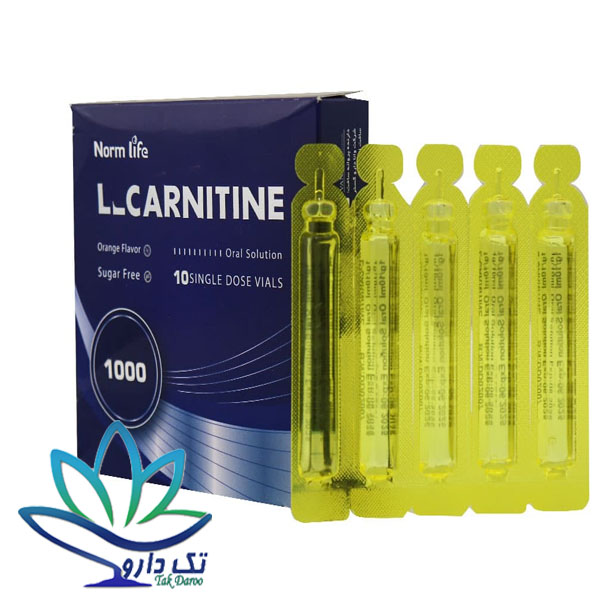 ویال خوراکی ال کارنیتین 1000 میلی گرم نورم لایف 10 عدد ویال خوراکی ال کارنیتین 1000 میلی گرم نورم لایف 10 عدد
