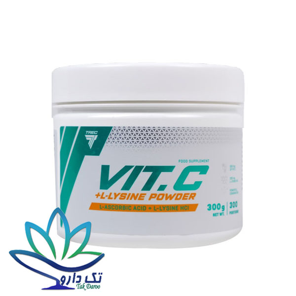 پودر ویتامین C و لیزین ترک نوتریشن 300 گرم
