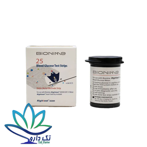 نوار تست قند خون بایونیم