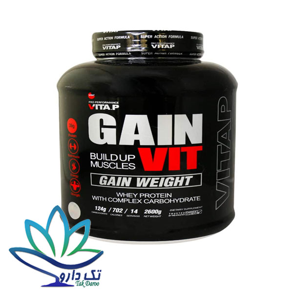 پودر گین ویت ویتاپی مکمل غذایی افزایش وزن 2600 گرم