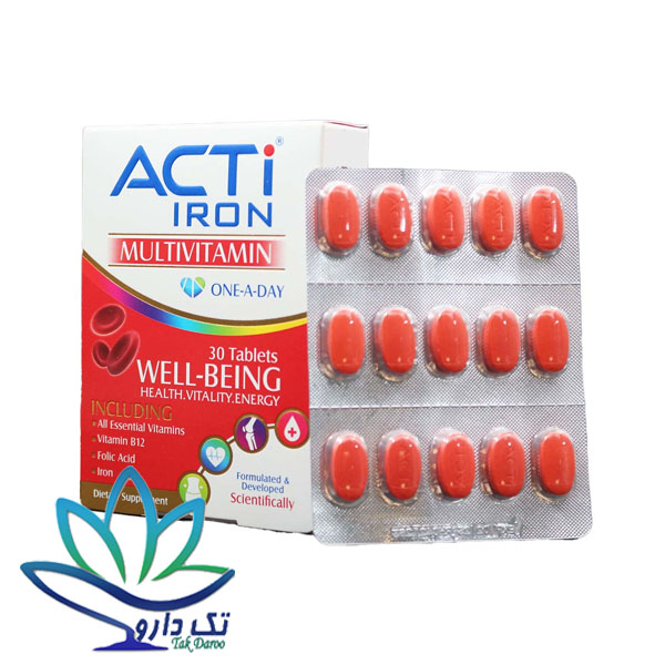 قرص اکتی آیرون لیبرتی سوئیس 30 عدد