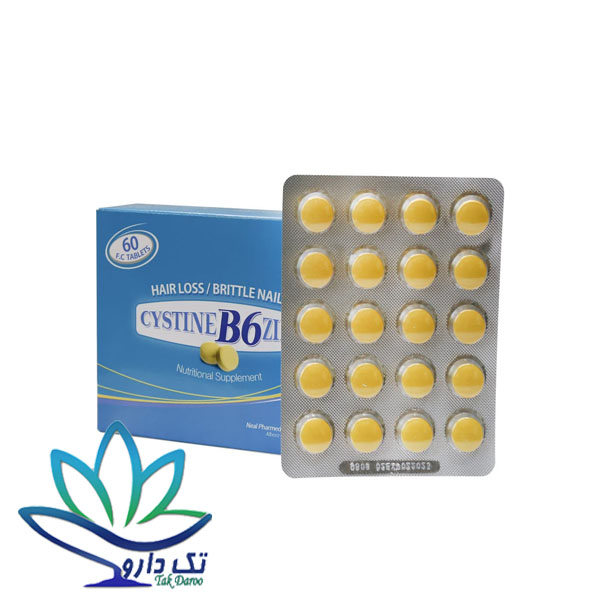 قرص سیستین B6 زینک نیل فارمد ۶۰ عددی