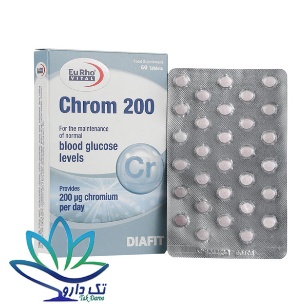 قرص کروم 200 میکروگرم یوروویتال 60 عدد