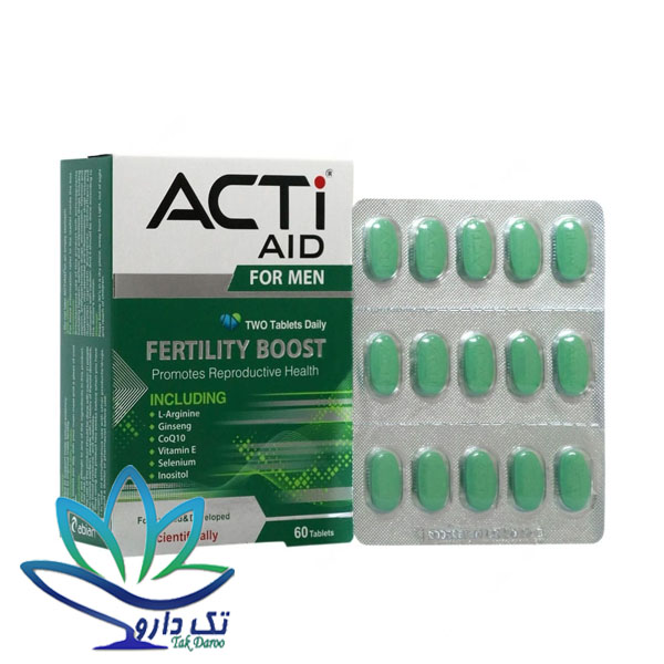 قرص اکتی اید فرتیلیتی بوست |60 عدد|تقویت قوای جنسی آقایان