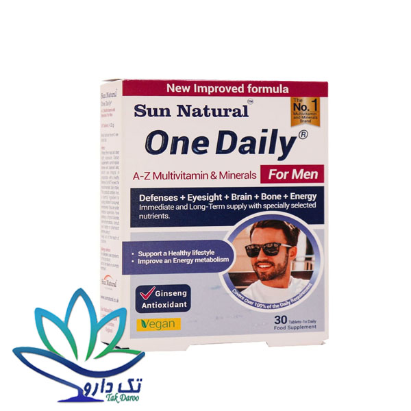 قرص وان دیلی آقایان سان نچرال 30 عدد