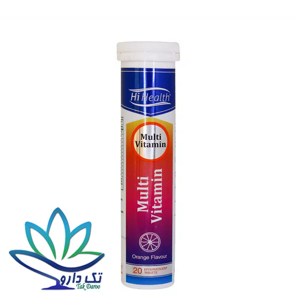 قرص جوشان مولتی ویتامین های هلث 20 عدد
