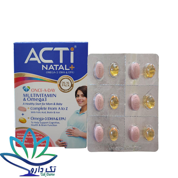 کپسول اکتی ناتال پلاس امگا3