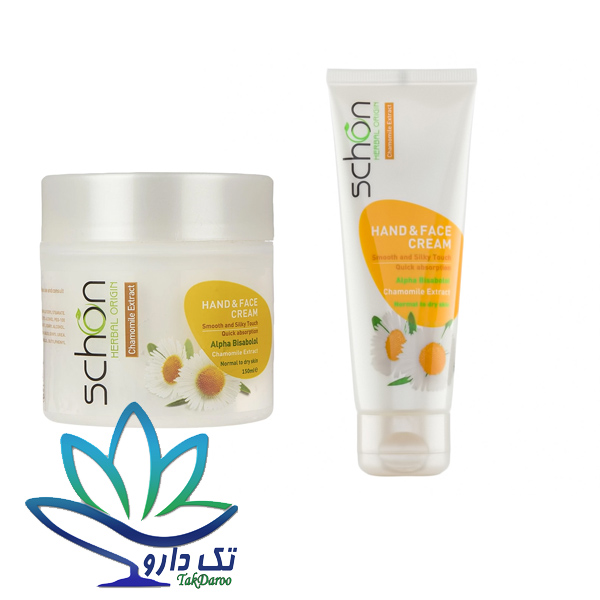 کرم دست و صورت حاوی عصاره بابونه شون مناسب پوست‌های معمولی و خشک