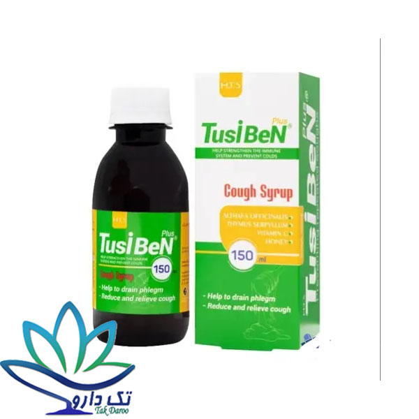 شربت توسی بن حکیم تجارت سهند ضد سرفه 150 میلی لیتر