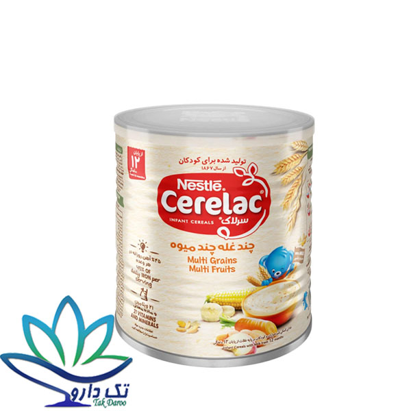 پودر سرلاک چند غله چند میوه نستله