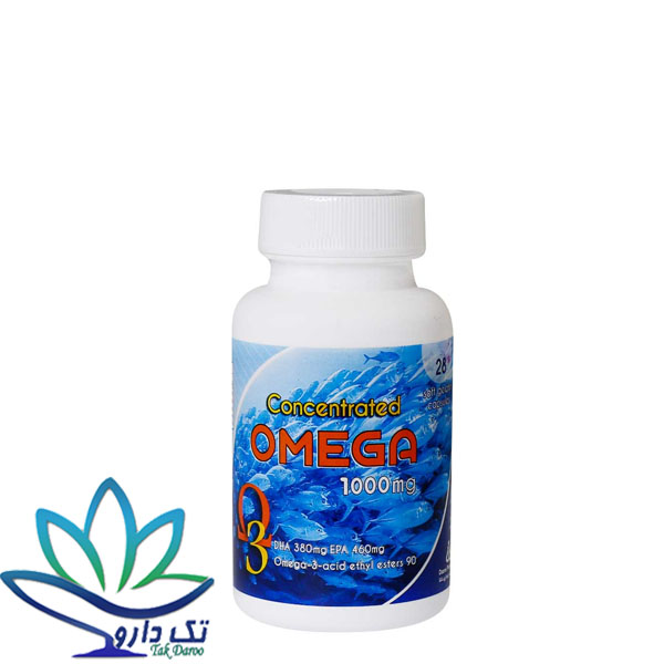 کپسول امگا 3 تغلیظ شده 1000 میلی گرم دانا 28 عدد