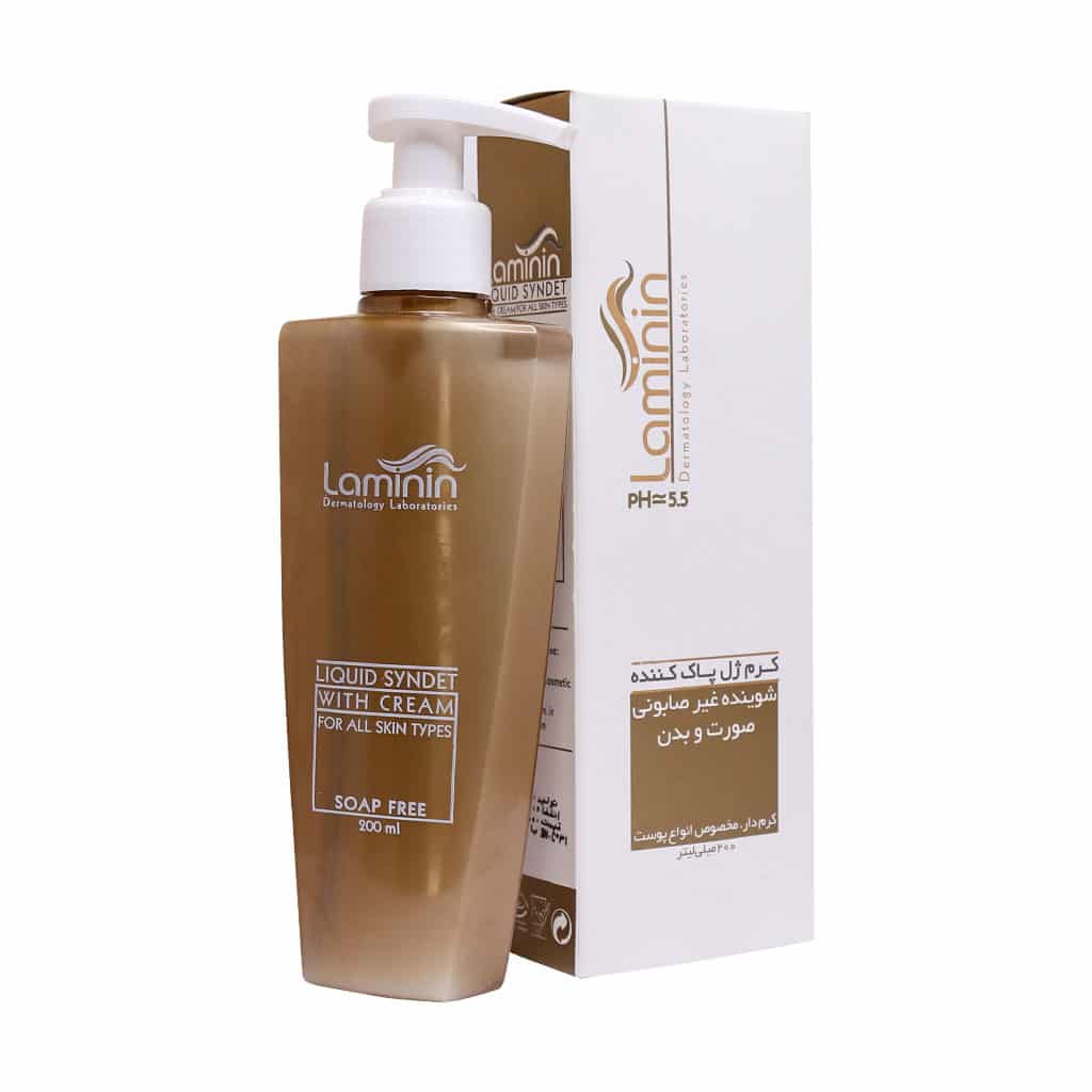 کرم ژل پاک کننده کرم دار لامینین مناسب انواع پوست ۲۰۰ میلی لیتر کرم ژل پاک کننده کرم دار لامینین مناسب انواع پوست ۲۰۰ میلی لیتر