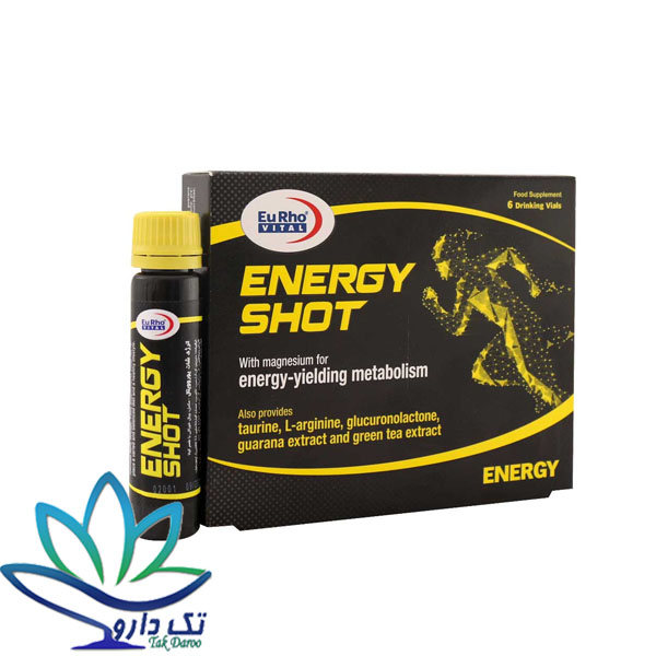 ویال خوراکی انرژی شات یوروویتال 6 عدد