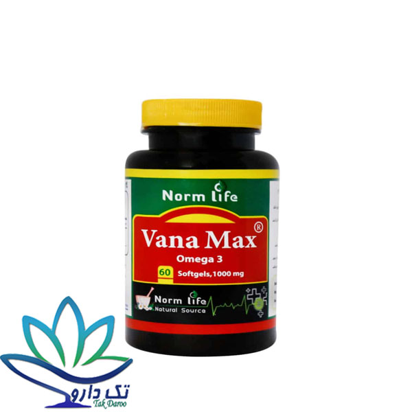 کپسول امگا ۳ وانا مکس نورم لایف ۶۰ عدد