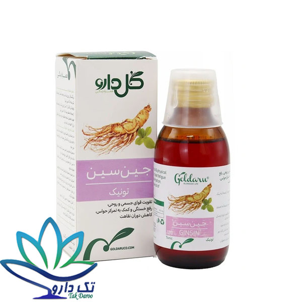 شربت جین سین گل دارو 120 میلی لیتر