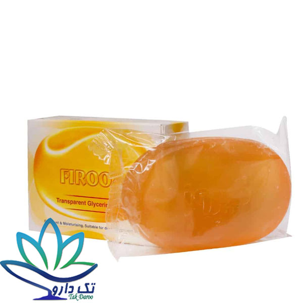 صابون گلیسیرینه فیروز مناسب پوست های خشک و حساس کودکان و بزرگسالان