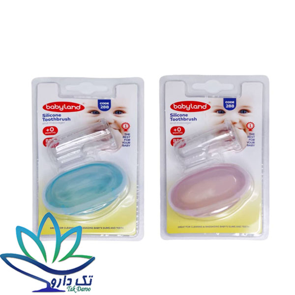 مسواک سیلیکونی کودک بیبی لند مدل 288