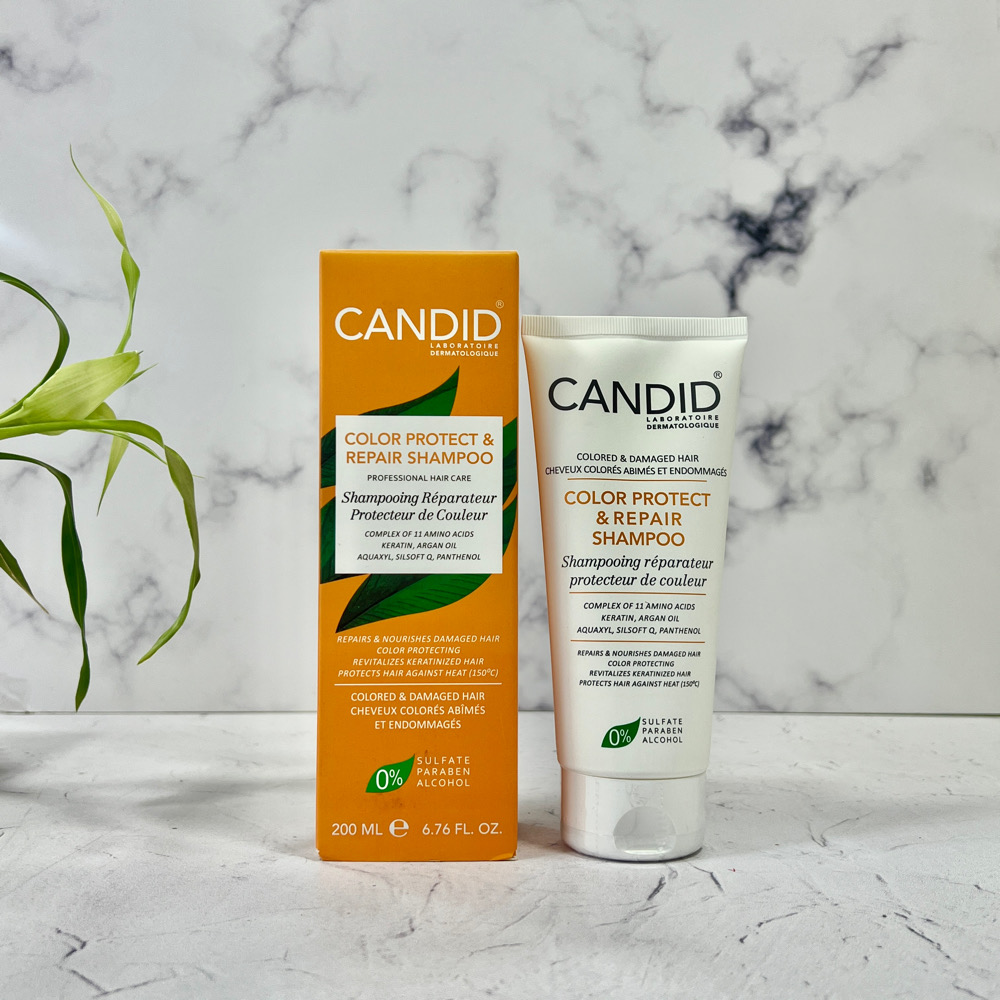 شامپو تثبیت رنگ و ترمیم کننده مو کاندید 200 میلی لیتر