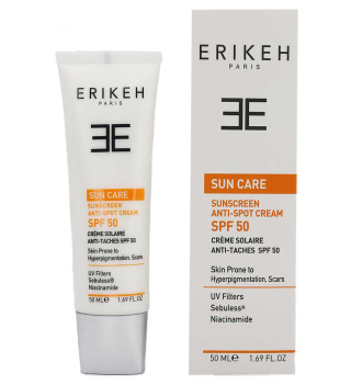 فلوئید ضد آفتاب و ضد لک SPF50 اریکه 50 میلی لیتر