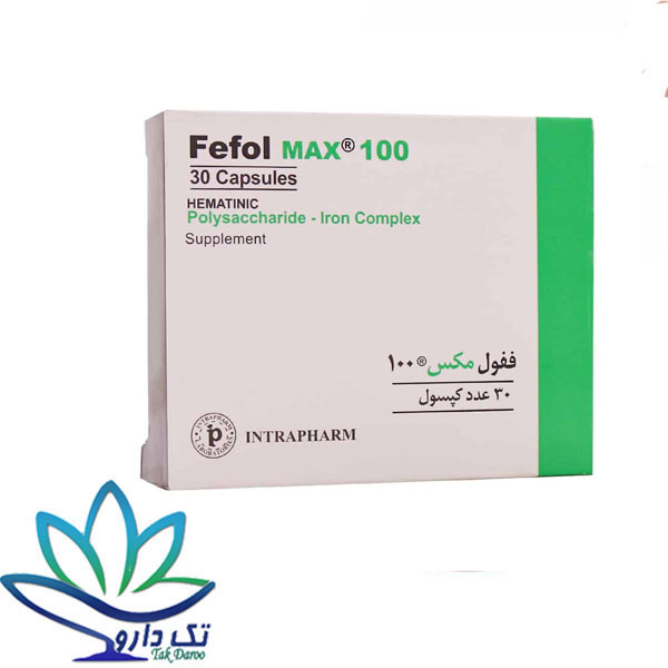کپسول ففول مکس 100 اینترافارم 30 عدد