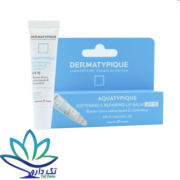 بالم لب نرم کننده و ترمیم کننده SPF15 درماتیپیک 15 میلی لیتر بالم لب نرم کننده و ترمیم کننده SPF15 درماتیپیک 15 میلی لیتر