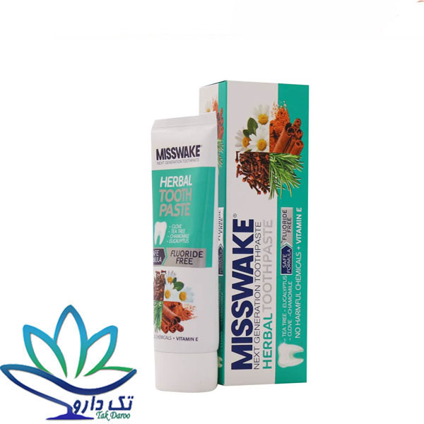 خمیر دندان گیاهی حاوی عصاره میخک و روغن درخت چای میسویک