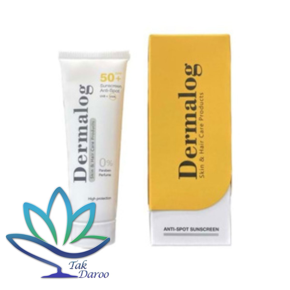 کرم ضد آفتاب و ضد لک بی رنگ پوست چرب درمالوگ SPF50