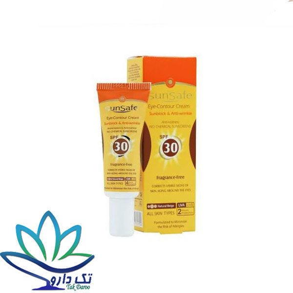 کرم ضد آفتاب رنگی دور چشم SPF30 سان سیف 20 میلی لیتر کرم ضد آفتاب رنگی دور چشم SPF30 سان سیف 20 میلی لیتر