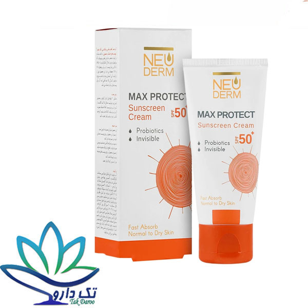 کرم ضد آفتاب مکس پروتکت SPF50 نئودرم مناسب پوست معمولی و خشک 50 میلی لیتر کرم ضد آفتاب مکس پروتکت SPF50 نئودرم مناسب پوست معمولی و خشک 50 میلی لیتر