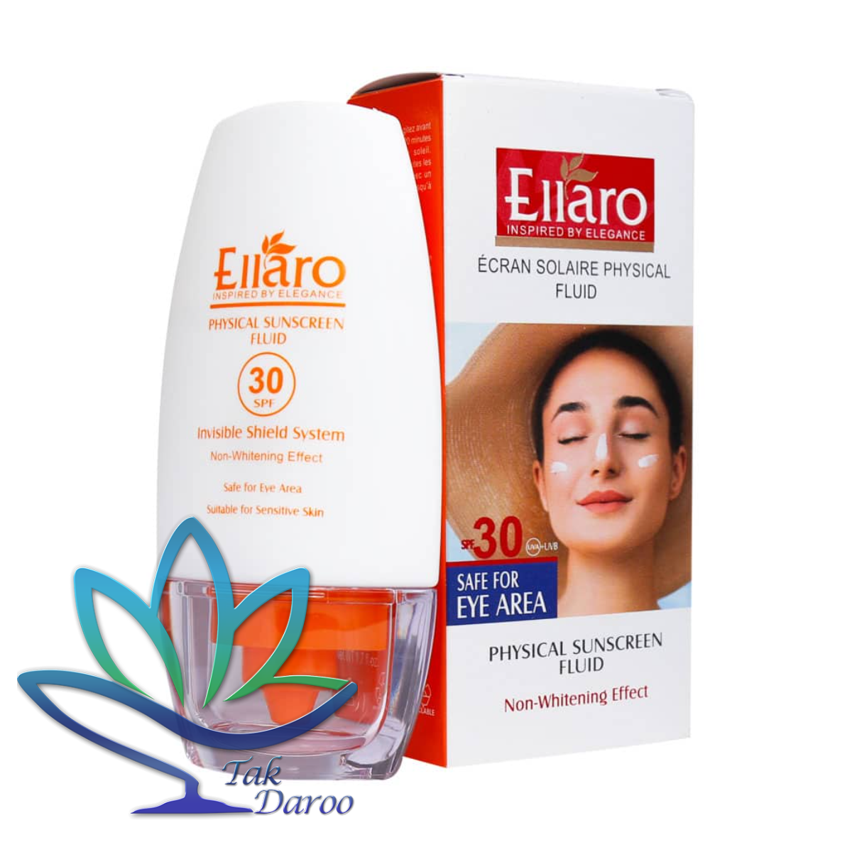 فلوئید ضد آفتاب فیزیکال SPF30 الارو 50 میلی لیتر