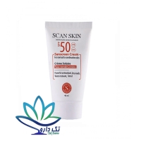 کرم ضد آفتاب رنگی اسکن اسکین 40 میلی مناسب پوست های نرمال تا مختلط با SPF50