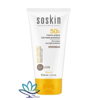 کرم ضد آفتاب بی رنگ SPF50 ساسکین