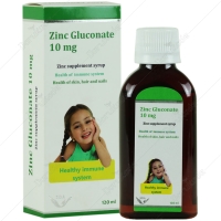 شربت زینک گلوکونات 10 میلی گرم سیمرغ دارو عطار