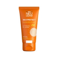 نئودرم کرم ضدآفتاب مکس پروتکت SPF50 پوست چرب (بی رنگ)