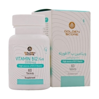 قرص ویتامین B12 فورته 1000 میکروگرم گلدن اسکور 60 عدد