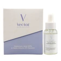 سرم هیالورونیک اسید٢/۵٪ و آلفا آربوتین۲٪ وکتور