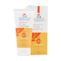 کرم ضد آفتاب رنگی 50 مدیلن مناسب پوست های معمولی و خشک ۵۰ میلی لیتر
