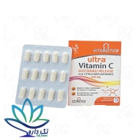 قرص اولترا ویتامین C 500 میلی گرم ویتابیوتیکس 60 عدد