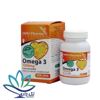 کپسول ژلاتینی امگا 3 بدون جیوه او پی دی فارما 1000 میلی گرم 30 عدد