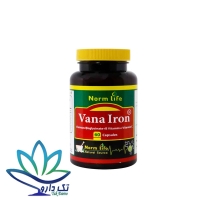  کپسول وانا آیرون نورم لایف ۶۰ عدد