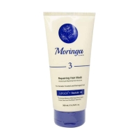ماسک مو ترمیم کننده 3 مورینگا مو مناسب موهای کراتینه و آسیب دیده 200 میلی لیتر