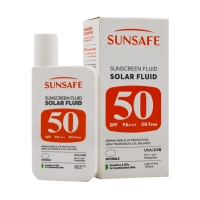 فلوئید ضد آفتاب پوست چرب و حساس SPF50 سان سیف 55 گرم
