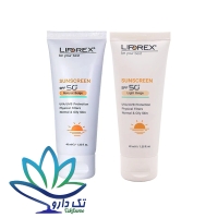  کرم ضد آفتاب رنگی SPF50 پوست نرمال و چرب لیپورکس
