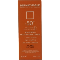 کرم ضد آفتاب درماتیپیک بی رنگ مناسب پوست قرمز و حساس SPF50 حجم 40 میلی لیتر