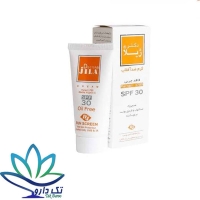 کرم ضد آفتاب بی رنگ فاقد چربی SPF30 دکتر ژیلا